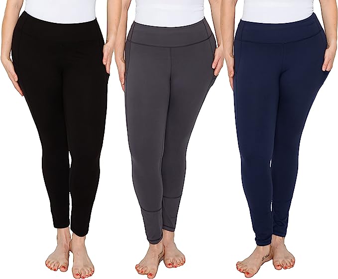 Yoga Plus Pants W/ Inner Pocket & Round Stitch P1080PX 